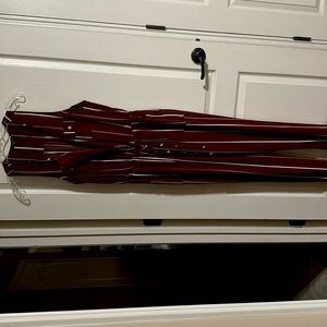 Jumpsuit size XL color burgundy and white IRIS brand